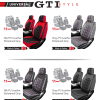 Universal Premium Seat Covers – Akra GTI Style – 11 Piece