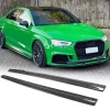 AUDI 8V / 8V.2 CARBON FIBRE SIDE SKIRT EXTENSIONS