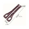 Car Seat Gap Organizer With Dual Slots Universal Black