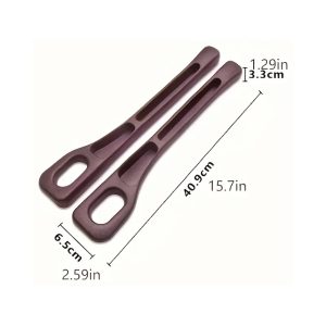 Car Seat Gap Organizer With Dual Slots Universal Black