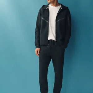Nike Tech Fleece Tracksuit Combo Set (Jacket and Pants) - Black