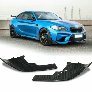 F87 M2 / M2 COMP M PERFORMANCE STYLE CARBON FIBRE FRONT SPLITTERS