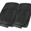 Heavy Duty Front Rubber Car Mat Set – 2 Piece – Black