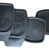ACA – Rubber Car Mat Set Black – 4PC