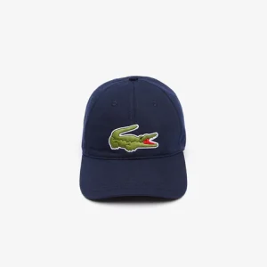 Lacoste Big Crocodile Adjustable Navy Cotton Cap
