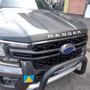 FORD RANGER NEXT GEN MATTE BLACK BONNET GUARD - Image 3