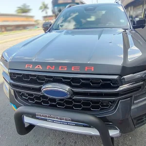 Alternative view of FORD RANGER NEXT GEN MATTE BLACK BONNET GUARD