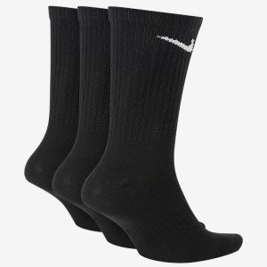 Alternative view of Nike Long Length Socks Black (3-Pack)