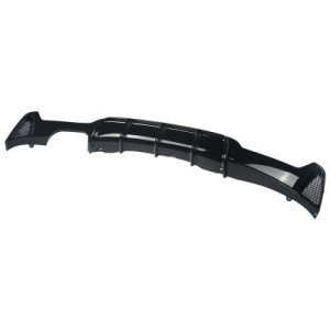 14 – 19 Bmw 4 series F32 F33 F36 M Style Rear Diffuser Twin Exit – Glossy Black