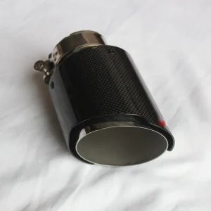 Alternative view of F8X AKRAPOVIC STYLE CARBON FIBRE SINGLE EXHAUST TIP