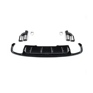 Alternative view of AUDI A4 B9 DIFFUSER W/TAILPIPE