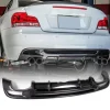 E82 / E88 M PERFORMANCE STYLE CARBON FIBRE REAR DIFFUSER (QUAD EXHAUST) EXITS