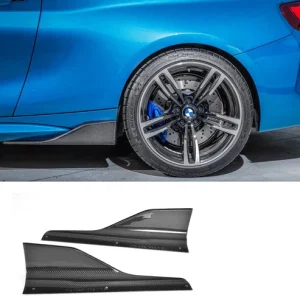 F87 M2 CARBON FIBRE SIDE SKIRT SPLITTERS