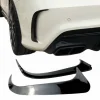 MERC W117 CLA REAR BUMPER CANARDS