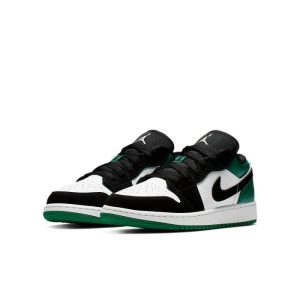 Alternative view of Nike Air Jordan 1 Low ‘Mystic Green’ Sneakers