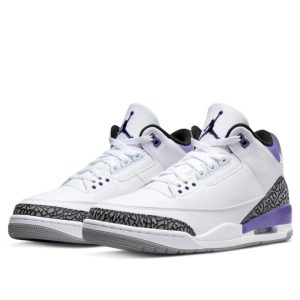 Alternative view of Air Jordan 3 Retro ‘Dark Iris’ Sneakers