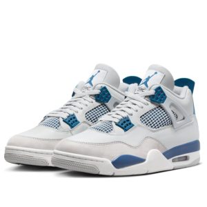 Alternative view of Air Jordan 4 Retro ‘Military Blue’ 2024 Sneakers