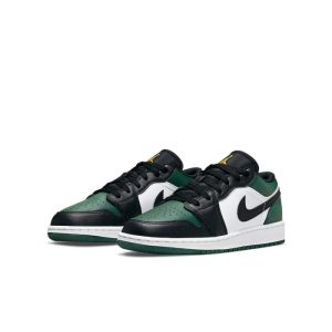 Alternative view of Nike Air Jordan 1 Low ‘Green Toe’ Sneakers