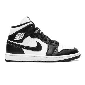 Nike Air Jordan 1 Mid “Panda” (Black – White) Sneakers