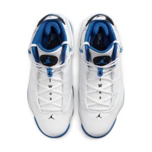Alternative view of Air Jordan 6 Rings ‘White Dark Marina Blue’