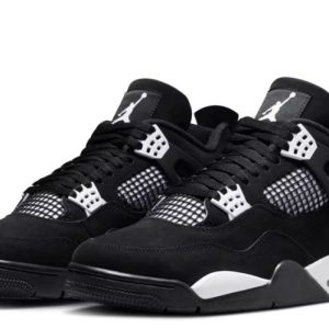 Alternative view of Jordan 4 Retro White Thunder Sneakers
