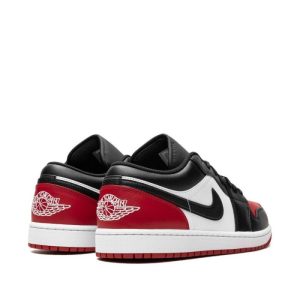 Alternative view of Nike Air Jordan 1 Low “Bred Toe” Sneakers