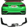 12-19 Bmw F80 M3/ F82 M4 / F83 M4 3D Style Rear Bumper Diffuser- Gloss Black